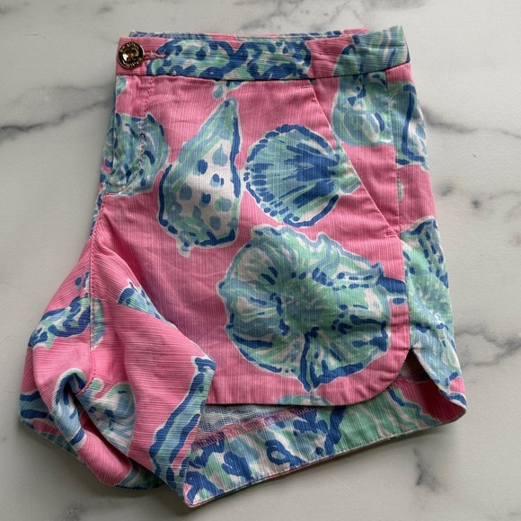 Lilly Pulitzer Adie Shorts in Capri Pink Samba Size 00 - Picture 10 of 10